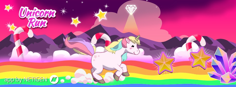 Darmowa Gra Unicorn Run. Kolorowy runner z dzielnym jednorocem!