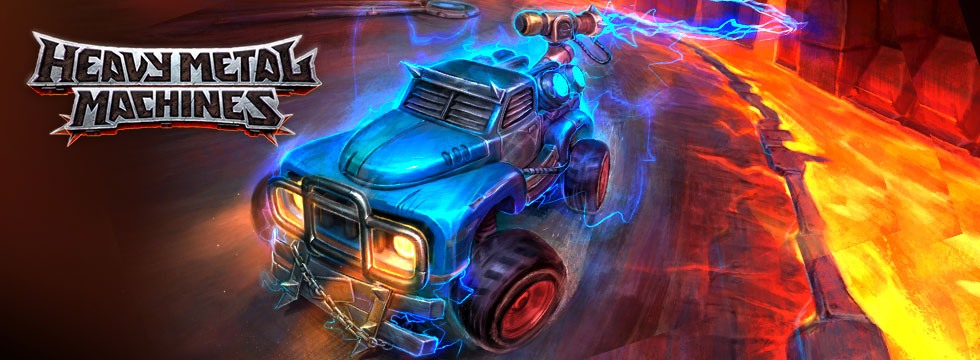 Darmowa Gra Heavy Metal Machines. Wkrocz na aren szalonych walk samochodowych!