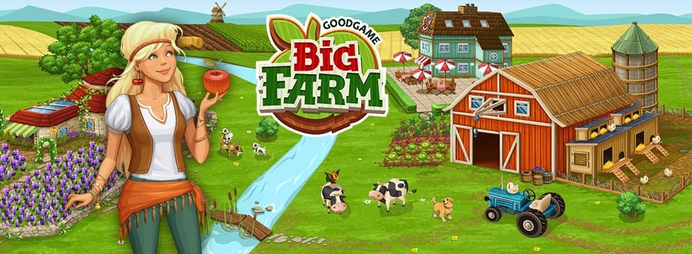 Darmowa Gra Big Farm. Zosta rolniczym potentatem w grze farmerskiej!